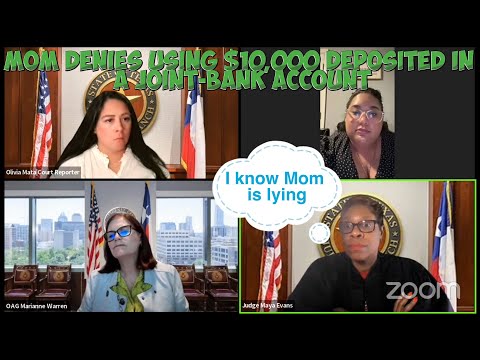 Mom Denies Using $10,000 Deposited in a Joint-Bank Account | Child Support Court