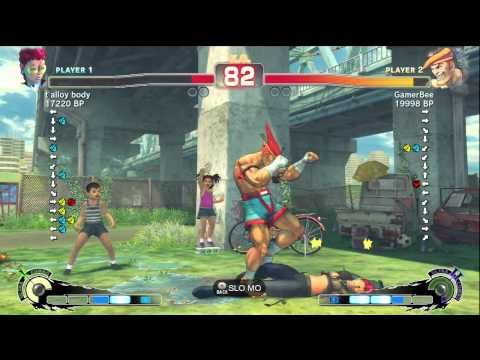 GamerBee [Adon] vs t alloy body [Viper] 2 of 2 SSF4 Japanese Online Ranked Matches - TRUE-HD