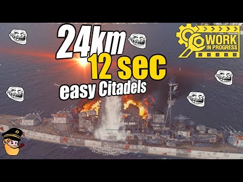Pobeda/SLAVA vs. Izumo...WHY this is OP ... || World of Warships