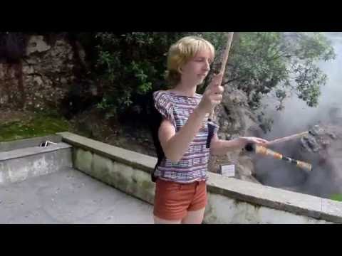 Devilsticking in Azores