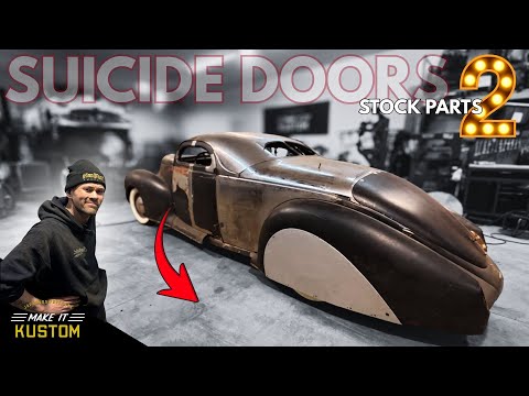 Why not? SUICIDE DOORS?.... using Stock PARTS! 1939 Lincoln Zephyr Coupe Conversion
