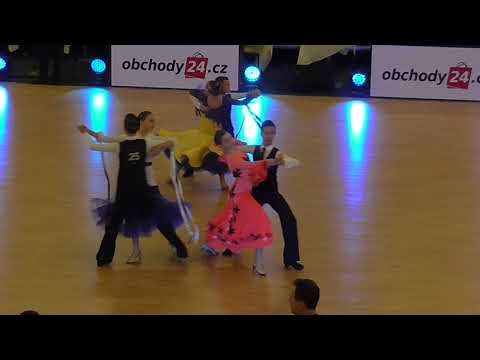 036 Dominik Veverka - Aneta Zymová /MČR STT 2018/ Třinec/ Junior I./ Finále/ Tango