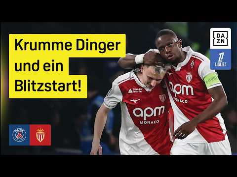 Pariser Fehlerfestival bei CL-Generalprobe: PSG - Monaco | 25. Spieltag | Ligue 1 | DAZN