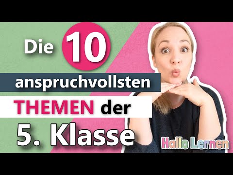 Die Top 10 anspruchsvollsten Themen der 5. Klasse: Deutsch & Mathe