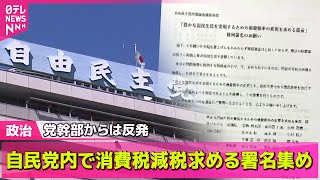 【政治ニュース】自民党内で積極財政派議員中心に消費税減税求める署名集め/石破首相が表明　ガソリン価格1リットルあたり最大10円引き下げ──政治ニュースライブ（日テレNEWS LIVE）