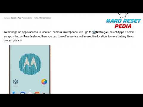 ☑️ Moto Z Force Manager App Permissions