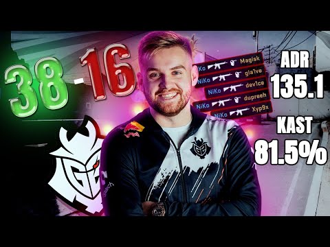 CS:GO POV DEMO | G2 (NiKo) | 38 – 16 | DUST 2 |Blast Premier | (03/11/2020)