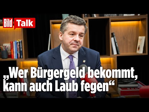Sven Schulze: Wer Bürgergeld kassiert, muss arbeiten! | BILD TALK