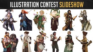 100+ Entries Character Illustration Contest Slideshow!