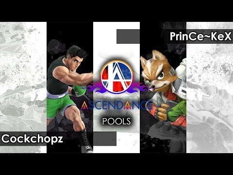 Smash 4: PBG | MNK | Cockchopz (Little Mac) V PrinCe~KeX (Fox) - Ascendance 79 Tournament SSB4