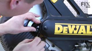 DeWALT Miter Saw Repair – How to replace the Blade Locking Pin