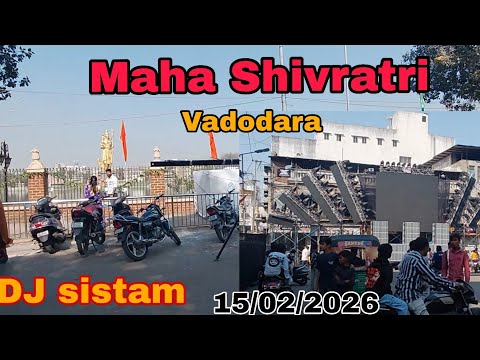 maha Shivratri Vadodara 2026 / DJ setap 🎧 #trending #vlog #video 