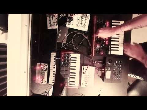 Korg Volca Sample 2 + Alesis SR16 + Korg Monologue + Akai MPK Mini JAM - (Obscure low bpm)