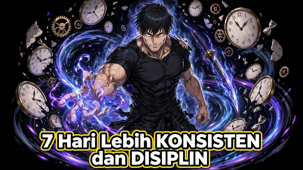 Berubah jadi cowok yang LEBIH KONSISTEN, DISIPLIN, dan JAGO MANAJEMEN WAKTU dalam 7 hari ke depan!