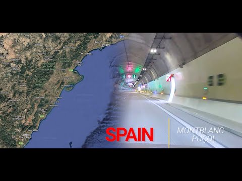 Highway Night Road Trip in Spain: Montblanc to Puzol