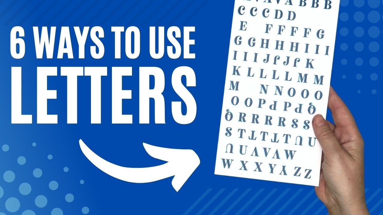 6 WAYS TO USE LETTER STICKERS - PLANNER TIPS, TRICKS, TUTORIALS & HACKS - COLLAB