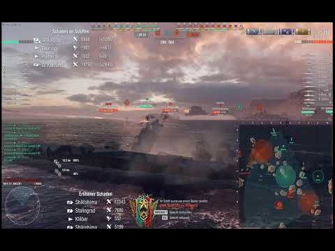 WoWs new ship St. Vincent in action live
