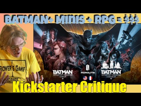 Batman : Gotham City Chronicles - Season 3 and RPG - Kickstarter Critique Review