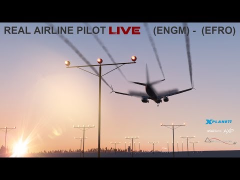 X-Plane 11 | Real Airline Pilot LIVE (ZIBO MOD 737) Oslo - Lapland  | VATSIM FLY AND SEE SANTA