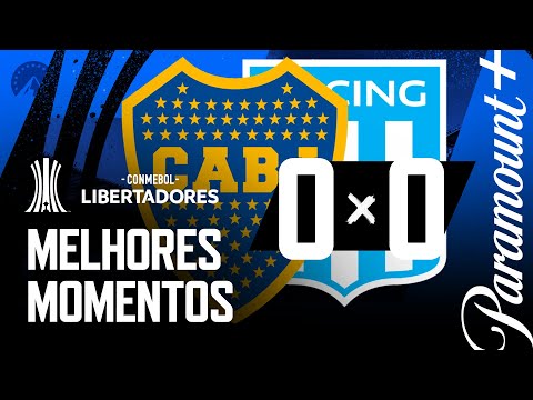 Gols e lances de Boca Juniors x Racing