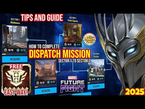 Dispatch Mission Tips And Guide | 😲 Easy Way To Get Free CTP Selector | Marvel Future Fight