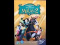 Opening To Mulan II UK DVD 2004