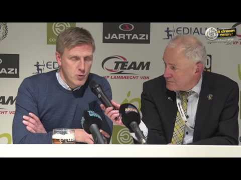 Persbabbel Runar Kristinsson na KSC Lokeren - Club Brugge