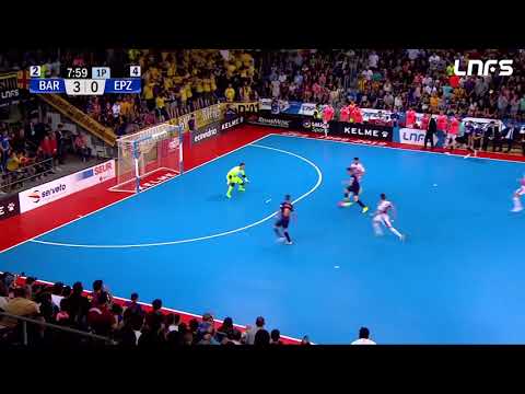 Gol Sergio Lozano (4-0) Barça Lassa - ElPozo Murcia. Play Off Final J1. LNFS