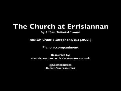 The Church at Errislannan by Althea Talbot-Howard. Piano accompaniment. (ABRSM Saxophone Grade 3)