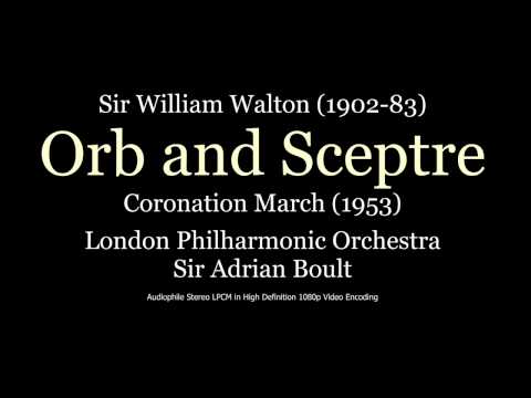 Walton Orb and Sceptre   Coronation March 1953