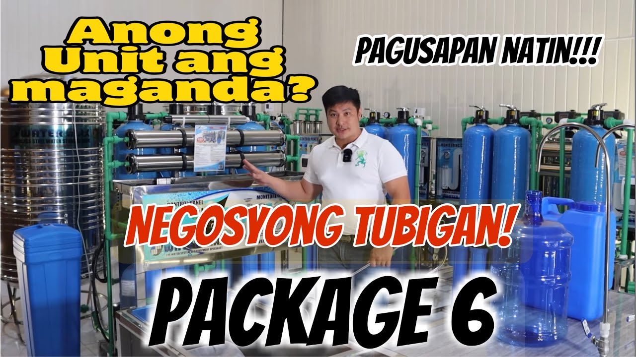 PACKAGE 6 Ano ang quality at lasa ng tubig nito? | Pag-Usapan natin ang Negosyong Tubigan! 50% OFF