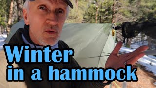 WINTER Hammock Backpacking Adventure in the Colorado Mountains