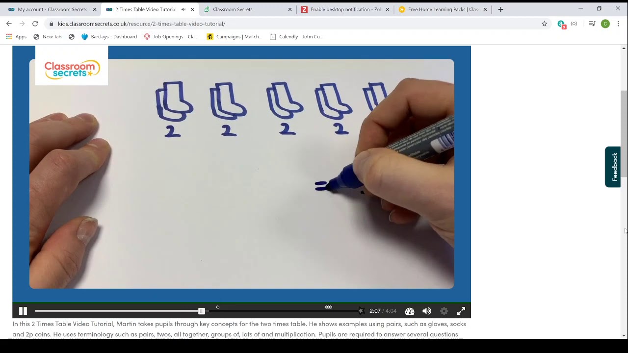 Video Tutorial Example Classroom Secrets KIDS