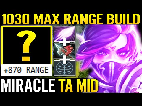 MIRACLE [Templar Assasin Mid] 1030 Max Range IMBA Build 7.29c Dota 2 Pro Guide