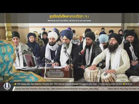 069 Bhai Jaswant Singh Jee Toronto Wednesday Morning Toronto Dec 2021 Annual Akhand Keertan Smaagam
