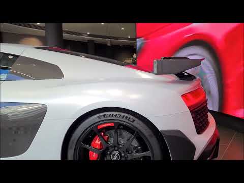 SICK 2023 AUDI R8 V10 GT RWD 620hp 1of 333 Final Edition in Suzuka grey matte  - Exterior|  Interior