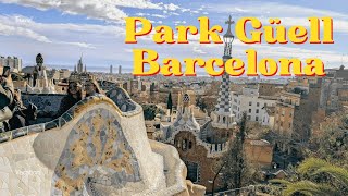 カラフルで可愛い【世界遺産】グエル公園を散策、バルセロナ観光、ガウディ建築 Exploring Guell Park, Barcelona, Spain