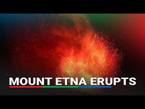 Volcanic ash and lava shoot into sky as Mount Etna erupts | ABS CBN News