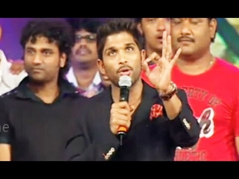 Allu Arjun Speech - Iddarammayilatho Audio Launch