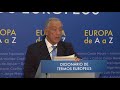 Marcelo Rebelo de Sousa preside à apresentação do "Europa de A a Z: Dicionário de Termos Europeus"