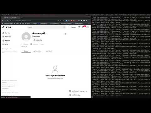 Tiktok Follow bot demo WIP [17/06/2023] #views #likes #viewbot #tiktok #followers #follow #followbot