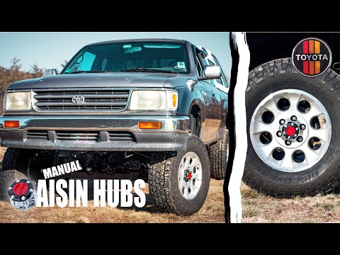 How to install Aisin Manual Hubs on a Toyota T100 Pickup Truck FHT-018 | Episode 11