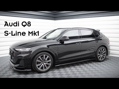 Audi Q8 S-Line Mk1 (2018 - 2023) | Maxton Design Splitter Set | Presentation #353