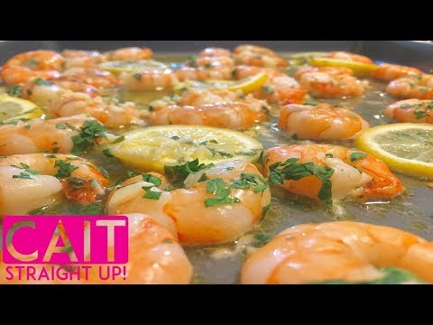 Sheet Pan Shrimp Recipe | Shrimp Scampi | Cait Straight Up
