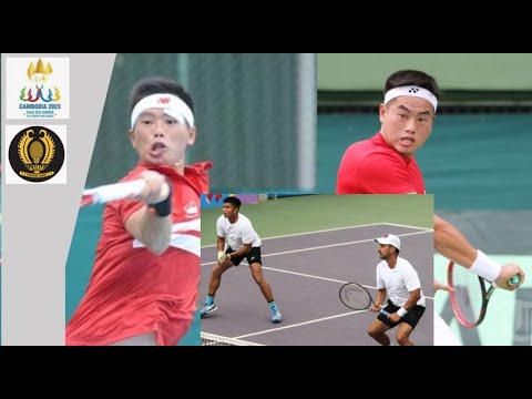 Sea Games 2023 Tennis Men's Double QF | David/Anthony (INA) vs F.Alcantara/Gonzales (PHI) 3-6, 5-7