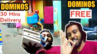 Dominos 30 Mins Or Free 😍😋 Dominos 30 Minute Guarantee ❤ Chauhan Ki Vlogs