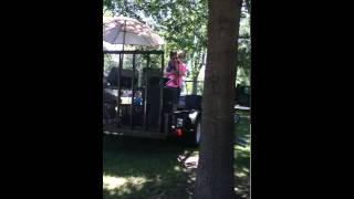 Two year old, Maliyah, sings That's What The Blood Is For by Jason Crabb