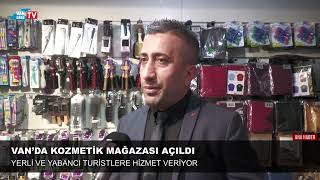 Van’da kozmetik mağazası açıldı