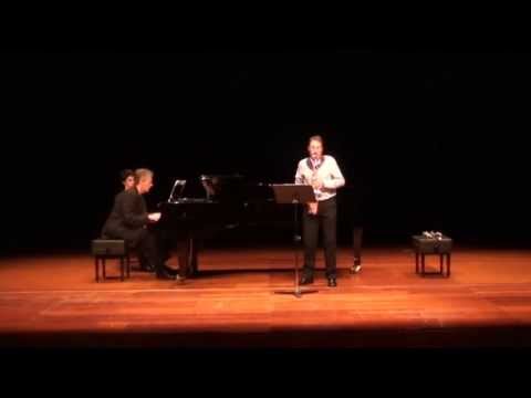 Sax Sonata- (Santiago J. Baez) Alfonso Padilla saxophone- Tjako van Schie piano