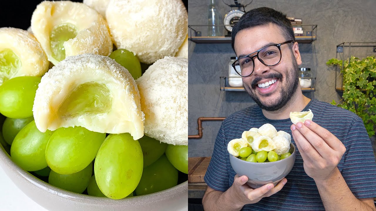 SURPRESA DE UVA COM LEITE NINHO RÁPIDO DE FAZER | Thigas Ribeiro